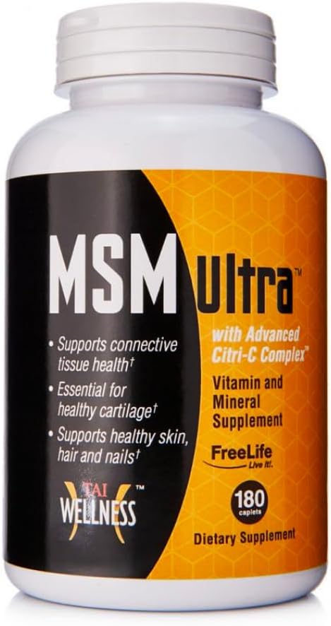 Freelife MSM Ultra | 3.000 mg MSM Complexo Citri-C Proprietário com Vitamina C | Suplemento Methylsulfonylmethane Definitivo | Ósseo - Youngevity