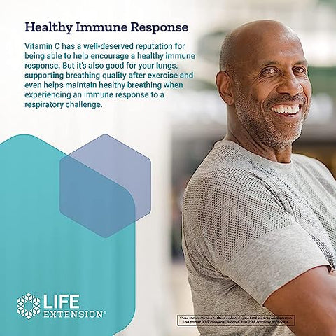 Vitamina C Lipossomal de Fórmula Hidrogel 24 Horas da Life Extension – Suplemento de Vitamina C Lipossomal para o Sistema Imunológico