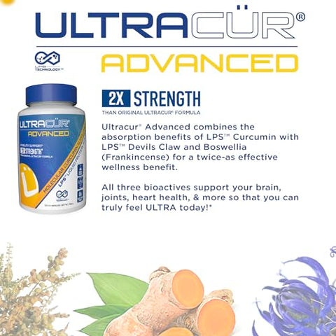 UltraCur - Suporte Avançado à Mobilidade | Líquido de Proteína de Força Clínica com LPS, Curcumina e Garra do Diabo | 100ml