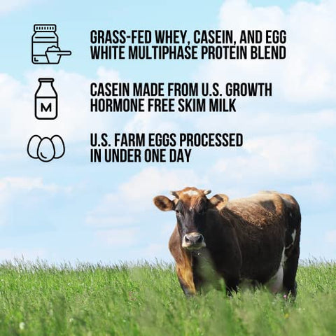 Naked Nutrition - Blend de Proteína em Pó Naked – Ovo, Whey e Caseína, Sem Sabor – 500g
