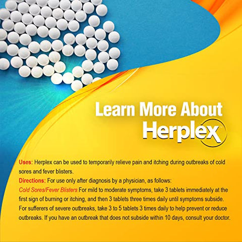 Herplex - Tablets Premium | Combate Surto | Marca Líder | 100% Eficaz