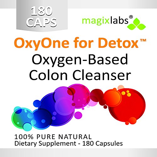 MagixLabs - OxyOne for Detox – Poderoso Limpador de Cólon à Base de Oxigênio Natural (Pó de Magnésio Oxy) para Limpeza Detox – 180 caps