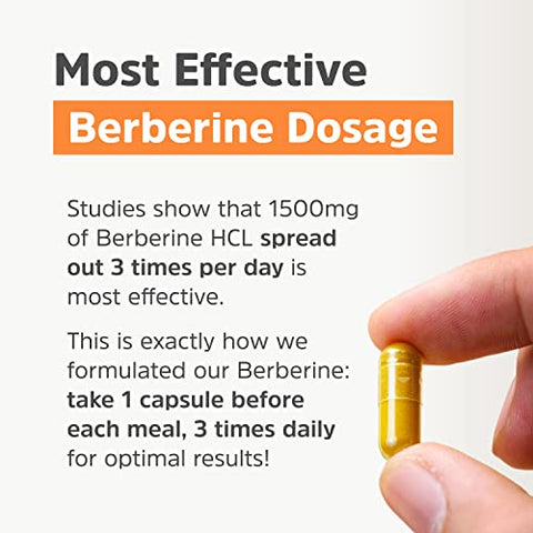 Physician's Healthy Alternatives - Clean Label Berberine | Ultra Puro 98%% Berberine HCl, Potência Máxima nos EUA | 90 Plantcaps® Patenteadas de Suplemento de Berberina | Cápsulas de Berberina 500mg | Berberina Diária 1500mg