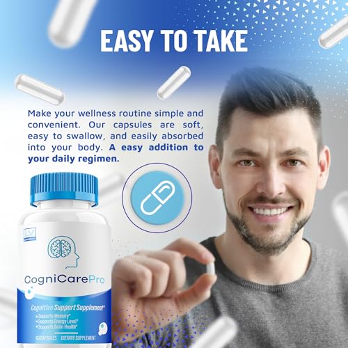 LIVORKA - Cognicare Pro – Fórmula Avançada em Cápsulas 180 Unidades para 3 Meses