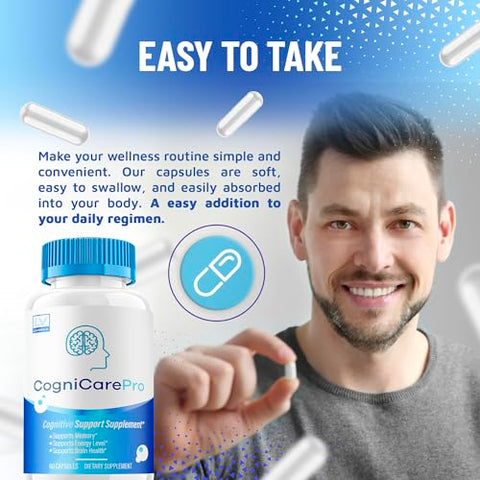 LIVORKA - Cognicare Pro – Fórmula Avançada em Cápsulas 180 Unidades para 3 Meses