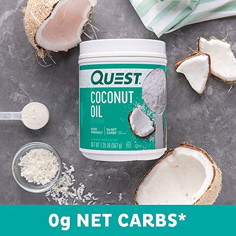 Óleo de Coco em Pó Quest Nutrition, 56 Porções, 560 g, 1.25 lb