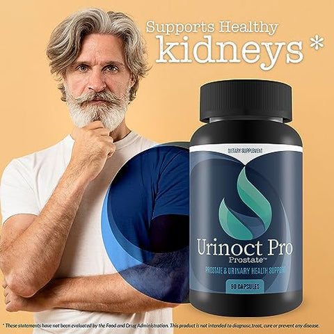 True You Health - Urinoct Pro Prostate – Suporte para Saúde Urinária e Redução da Micção Frequente – Fórmula Avançada para Homens – Marca Urinoct Pro