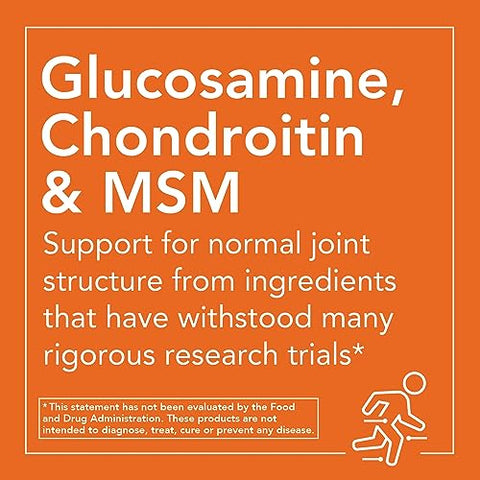 Suplementos, Glucosamina Sulfato 750 mg, Certificação UL de Suplemento Alimentar, 240 Cápsulas Vegetais - NOW Foods