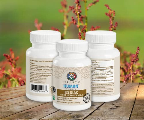Cápsulas de 8 Ervas Essiac Humanas – Cápsulas Avançadas de Chá Essiac, Poderosa Mistura Antioxidante para Promover a Saúde Geral – Chá Essiac 100% Orgânico, Suplemento de 8 Ervas – 60 cápsulas - MEINTU