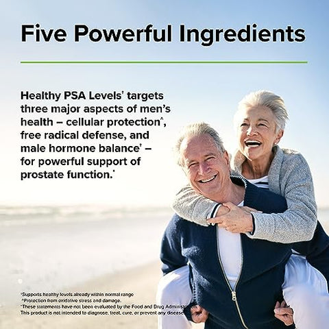 Healthy PSA Levels – 60 Softgels, Embalagem com 2 – Suporte à Saúde da Próstata – Livre de GMO, Sem Glúten – 60 Porções Totais - Terry Naturally