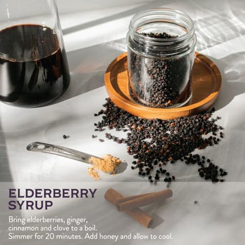 Organic Elderberries 454g – Benefícios para a saúde e bem-estar - Waterglider International