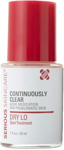 Dry Lo Tratamento Noturno para Manchas – Loção Secativa para Acne e Imperfeições com Enxofre (30ml) - Serious Skincare