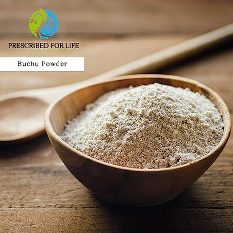 Buchu em Pó 4:1 Prescribed For Life | Extrato Natural de Folha de Agathosma betulina | Gerenciamento de Peso, Digestão e Desintoxicação | Livre de Glúten, Vegano, Não-OGM (340g)