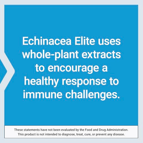 Echinacea Elite – Suporte Imunológico com Erva Echinacea, Fórmula Padronizada de Extratos Duplos, Livre de Glúten, Não-OGM, Vegetariano, 60 Cápsulas - Life Extension