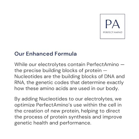 PerfectAmino Pó de Eletrólitos, Pó de Hidratação, Bebida de Eletrólitos sem Açúcar, Mistura de Bebida de Eletrólitos Keto, Não Transgênico, Limão Lima (30 Porções) - BodyHealth