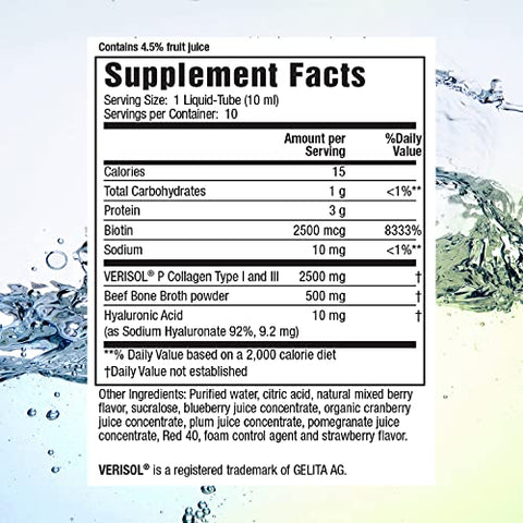 Colágeno Líquido Ácido Hialurônico (Pacote com 3) – 300ml - Applied Nutrition