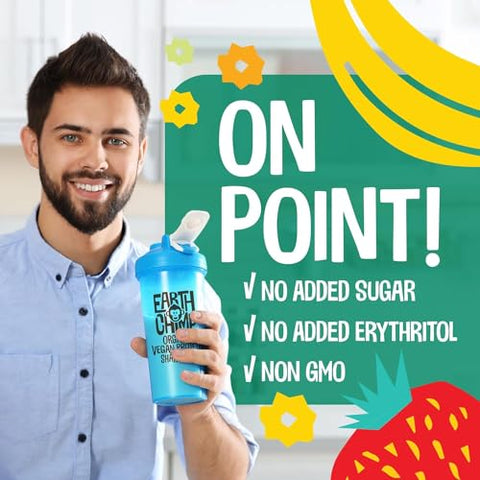 Proteína Vegana Orgânica com Probióticos – Sem OGM, Sem Laticínios, Sem Soro, Proteína à Base de Plantas para Mulheres e Homens – Sem Glúten – 26 Porções 32g (Baunilha) - EarthChimp