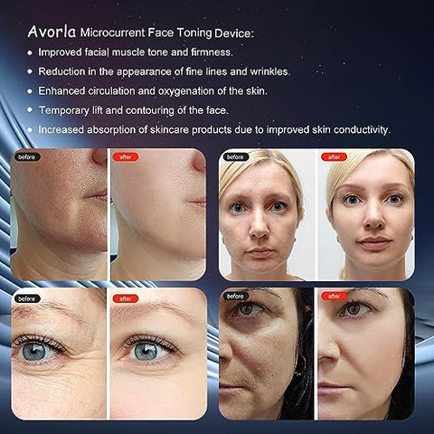 Avorla - LED Gua Sha Facial Tool com Calor e Microcorrente, Dispositivo Tonificador de Pele, Terapia de Luz para Anti-Envelhecimento/Anti-Rugas, Lifting Facial, Redução de Inchaço nos Olhos/Rosto, Pele Firme
