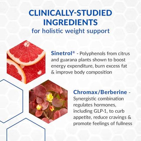 MetaboBoost – Suplemento para Perda de Peso | Supressor de Apetite | Queimador de Calorias | Impulsionador de Metabolismo – Comprimidos Dietéticos Clinicamente Estudados com Berberina para uma Abordagem Holística – 100% Natural e Eficaz - BioTrust