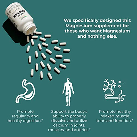 MagPure Glycinate – Cápsulas Premium de Magnésio, 120 Cápsulas - Jigsaw Health