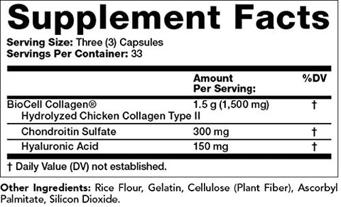Ácido Hialurônico 150mg | 99 Cápsulas | Suporte para Tecido Conjuntivo e Articulações Saudáveis – Promova uma Pele Jovem e Saudável - Olympian Labs
