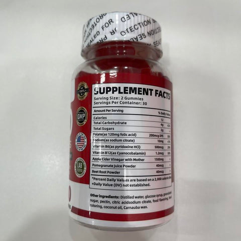 Fubienfit - Keto ACV Gummies Extreme 1500MG – Gomas de Cetona de Maçã Orgânica com Vinagre de Maçã Avançado Formulado com Romã e Beterraba em Pó B12 Vegan Non GMO 59 Gomas