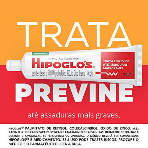 Hipoglós - Hipoglos 135g – Creme para Assaduras e Proteção da Pele do Bebê