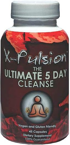 Herbal Extreme - X-pulsion 5 Day Cleanser Permanente, 45 cápsulas – Limpeza eficaz e duradoura