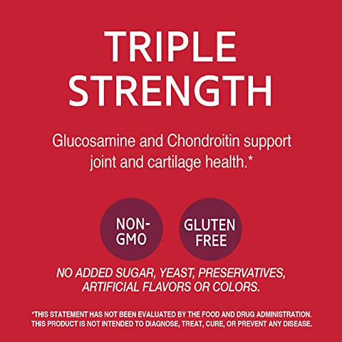 Glucosamina Condroitina 750/600mg – Triplo Forte, Comprimidos, 150 Unidades - 21st Century