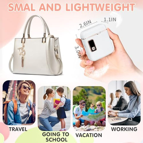 Northlet - Aparador de Unhas Elétrico com Luz LED, Recarregável por USB, Cortador de Unhas de 3 Velocidades para Bebês, Crianças, Idosos e Adultos – Perfeito para Cuidados com as Unhas dos Idosos, Branco