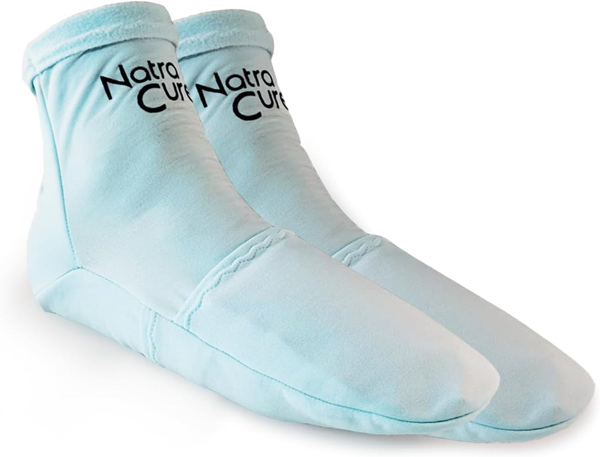 Socks de Terapia Fria – Pacote de Gelo Reutilizável para os Pés – Meias Refrescantes para Pés Quentes, Sessão de Pés Frios para Meias de Quimioterapia, Meias para Dor Neuropática, Alívio de CRPS, Pacote de Gelo para os Pés - NatraCure