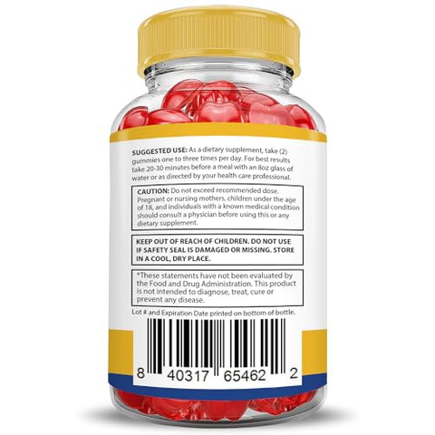 Justified Laboratories - (2 Pacotes) Gomas Slim Spark Keto ACV Fórmula Avançada 1000MG Slimspark Keto Gomas Vinagre de Maçã Aumento Formulado com Romã Suco de Beterraba em Pó B12 Vegano Não GMO 120