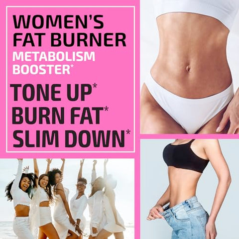 Nobi Nutrition - Queimadores de Gordura para Mulheres | Comprimidos para Perda de Peso na Barriga | Cetonas de Framboesa | Supressor de Apetite : Fat Burners For Women