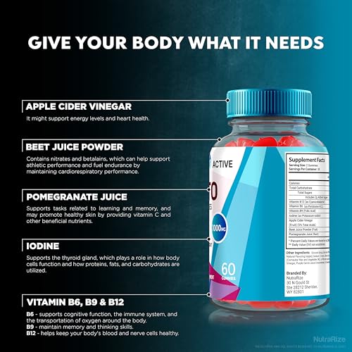 NutraRize - (3 Pack) Gomitas Perfitly Active Keto ACV para Perda de Peso Avançada, Gummies de Máxima Potência, PerfitlyActive Keto Plus ACV, Fórmula Avançada de Keto ACV, Gomitas