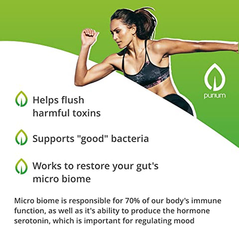 Biome Medic – 60 Cápsulas Veganas – Suporte à Saúde Intestinal, Remove Toxinas de Transgênicos, Apoia Bactérias Benéficas, Repara o Microbioma – Vegetariano, Livre de Glúten – 60 Porções - Purium