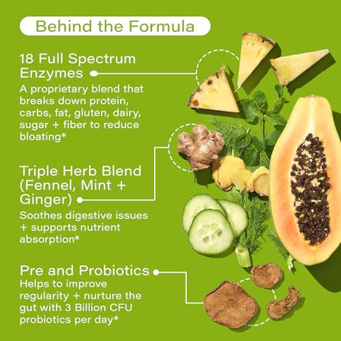 Enzimas Digestivas Prebióticos – Melhore sua digestão naturalmente - HUM