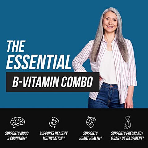 Triquetra Health - L Methyl Folate 15mg Plus Methyl B12 Cofator – Orgânico, Sabor de Frutas Vermelhas, Alta Potência, Líquido Sublingual, Forma Ativa 5-MTHF – Suporta Humor, Metilação da Homocisteína