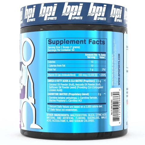 CLA Carnitine – Ácido Linoleico Conjugado – Fórmula para Perda de Peso – Metabolismo, Desempenho, Massa Magra – Livre de Cafeína – Para Homens - BPI Sports