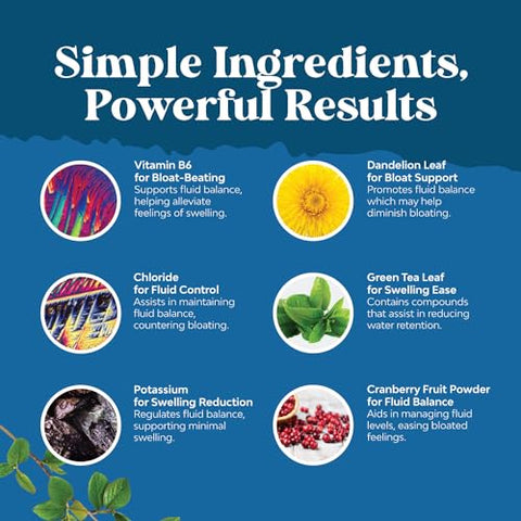 Natures Craft - Pílulas Water Away Maximum Strength – Diurético Herbal para Retenção de Água – Alívio Rápido do Inchaço – Mulheres e Homens – Fácil de Tomar  Water Away
