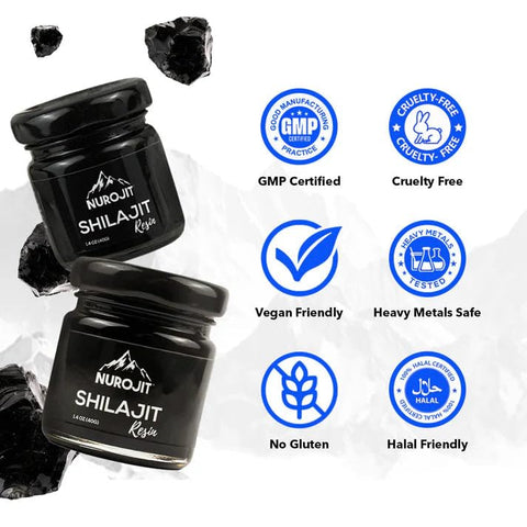 NuroJit - Shilajit Puro Resina 40g – Potencialize sua saúde com o melhor!