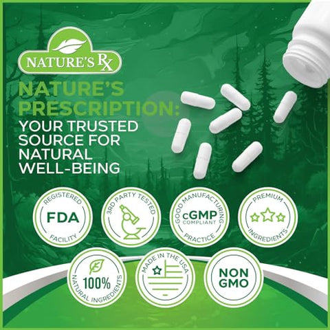 EPN Supplements - Nature’s RX | Suporte Prostático #1 | Saúde do Trato Urinário, Auxilia a Função Prostática | Fórmula Ultra Potente com 30 Ingredientes Poderosos | Testado por Terceiros nos EUA