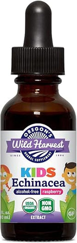 Oregon's Wild Harvest - Oregon’s Wild Harvest – Echinacea Infantil Orgânico de Framboesa, 30ml