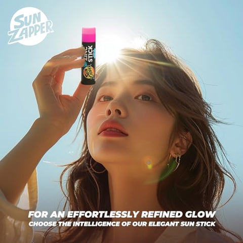 Beauty Pack – Pele Clara, Pele Escura, Rosa (3 Pacotes) – Protetor Solar em Bastão com Óxido de Zinco SPF 50 - Sun Zapper