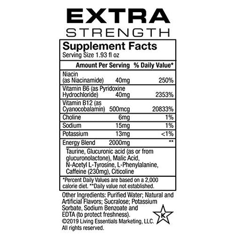 Shot Uva Extra Forte 1,93 Onça (54,7 g) – Embalagem com 24 Unidades - 5-hour ENERGY