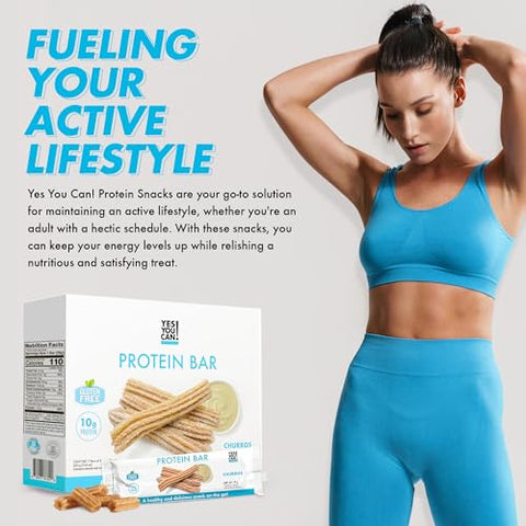 Barras de Alta Proteína – Caixa com 7-1 Pacote: Lanches Proteicos para Toda a Família, Snack Rico em Proteínas, Snack Saboroso e Saboroso, Snack Saudável e Crocante - Yes You Can!