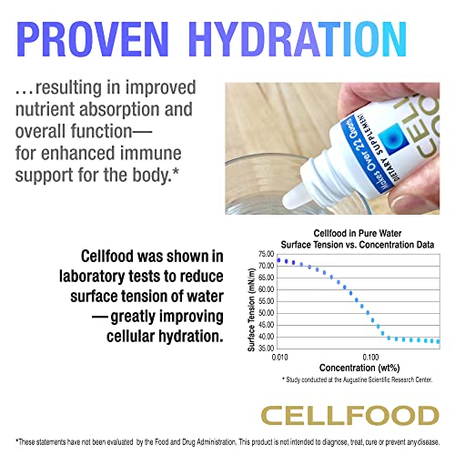 Concentrado Líquido – 30 ml, 2 Pacotes – Suplemento Nutricional de Oxigênio – Suporta Sistema Imunológico, Energia, Resistência, Hidratação - Cellfood