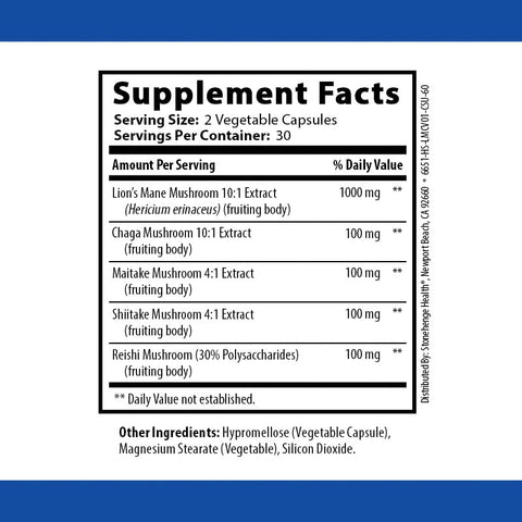 Cogumelos Dinâmicos 100% Corpos Frutíferos – Potencialize sua Saúde - Stonehenge Health