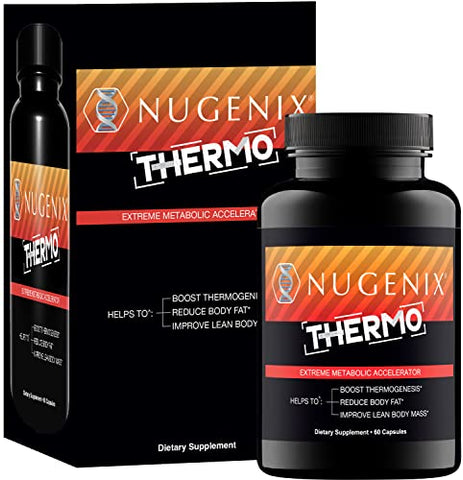 Thermo – Suplemento Queimador de Gordura Termogênico para Homens, Acelerador Metabólico Extremo, 60 Comprimidos - Nugenix