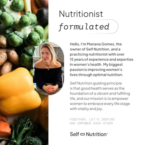 SELF NUTRITION - Libido Booster para Mulheres, Sensibilidade – Aumente seu Desejo com Resultados Incríveis!