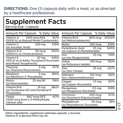 FemOne – Multivitamínico Feminino com Vitamina D3, Vitamina B12, Metilfolato – Nutrientes Essenciais para a Saúde Reprodutiva - Metabolic Maintenance